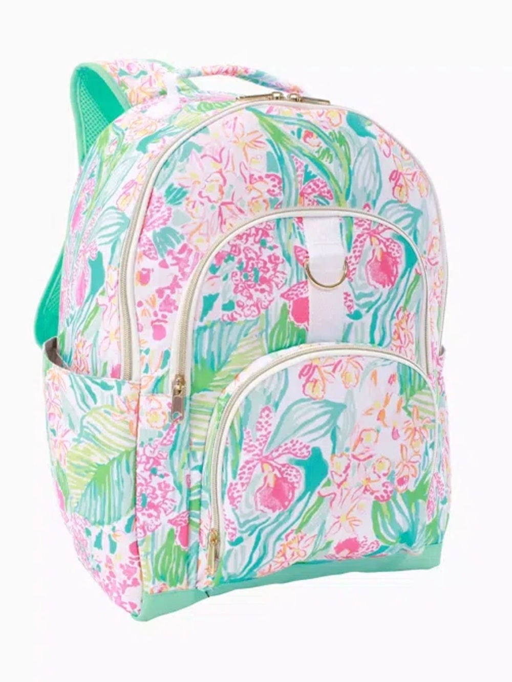 Lilly Pulitzer x Pottery Barn Via Flora Green Multi Recycled Gear Up Backpack